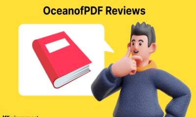 oceanofpdf logo with digital books flying from a laptop screen